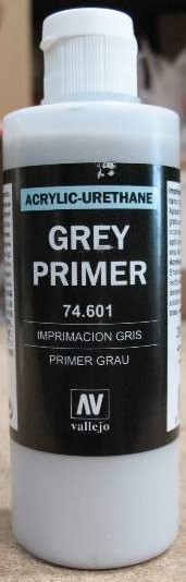 Vallejo Paints 200ml Bottle Grey Primer