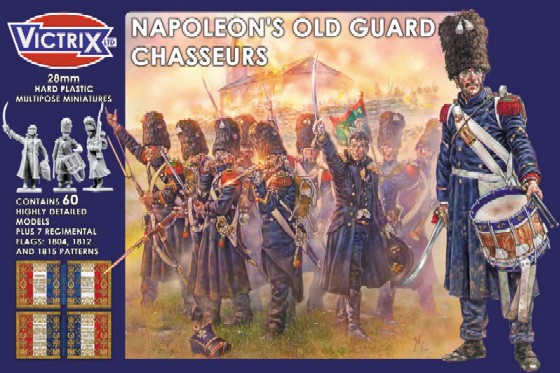 Victrix LTD Figures 28mm Napoleon's Old Guard Chasseurs (60)