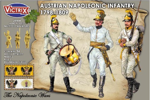 Image 0 of Victrix LTD Figures 28mm Austrian Napoleonic Infantry 1798-1809 (56)