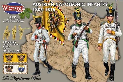 Image 0 of Victrix LTD Figures 28mm Austrian Napoleonic Infantry 1806-1815 (56)