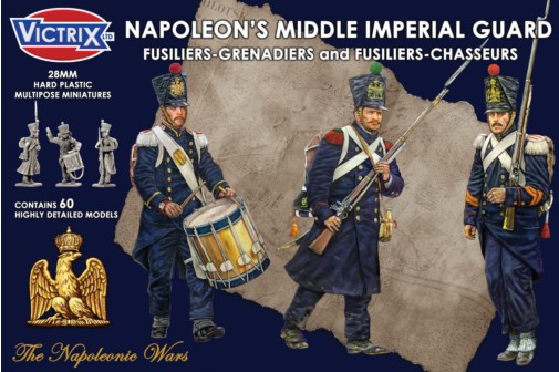 Image 0 of Victrix LTD Figures 28mm Napoleon's Middle Imperial Guard (60)