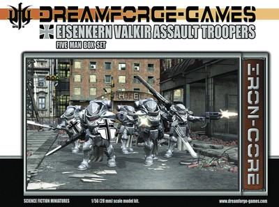 Image 0 of Wargames Factory 28mm Dream Forge Games: Eisenkern Valkir Assault Troopers (5)
