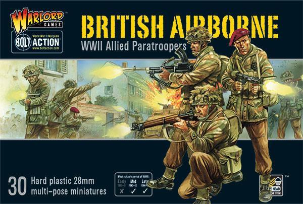 Warlord Games 28mm Bolt Action: WWII British Airborne Allied Paratroopers (30) (