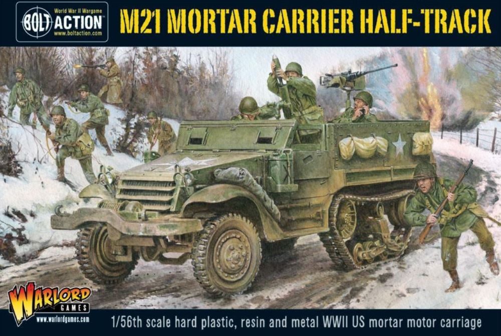 Warlord Games 28mm Bolt Action: WWII M21 Mortar Carrier US Halftrack (Plastic w/
