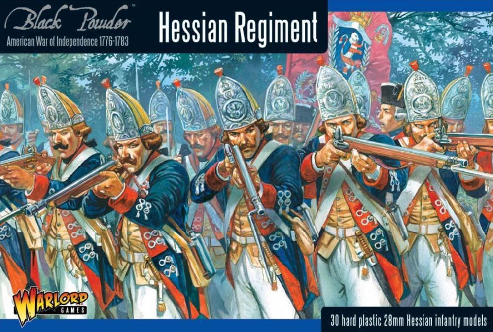 Warlord Games  28mm Black Powder: Hessian Regiment 1776-1783 (30) (Plastic)