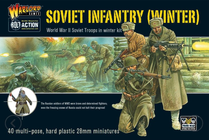 Image 0 of Warlord Games 28mm Bolt Action: WWII Soviet Winter Infantry (40) (Plastic)