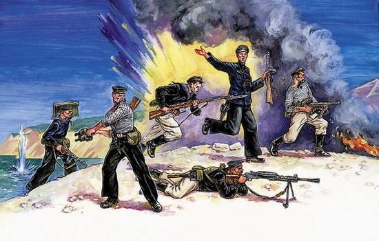 Zvezda 1/35 WWII Soviet Naval Infantry (6)