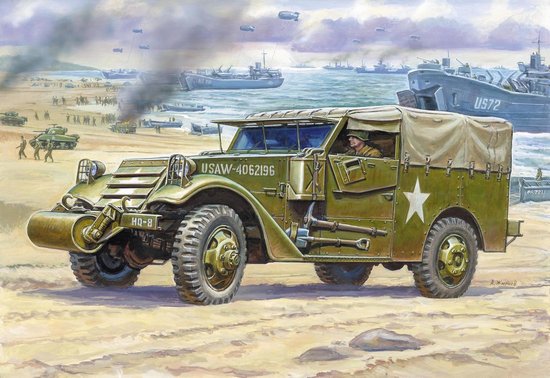 Image 0 of Zvezda 1/35 M3 Armored Scout Car w/Canvas-Type Cover