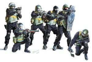 Image 0 of Zvezda 1/35 Russian Special Force Unit Vimpel (6)