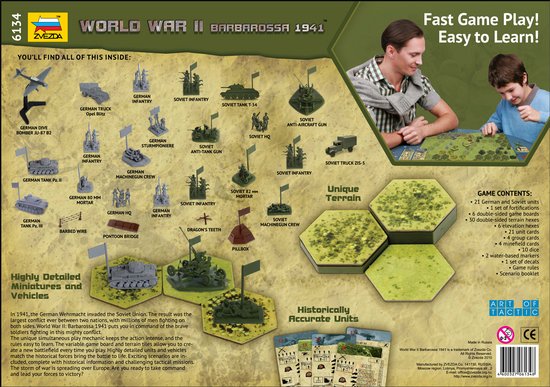 Image 0 of Zvezda WWII Barbarossa 1941 Warfare Board Game