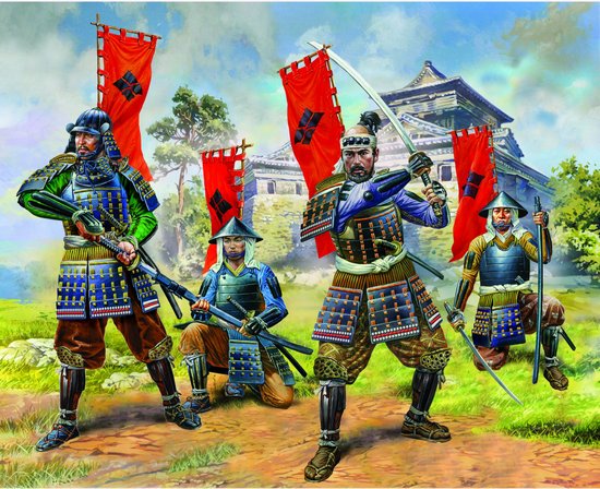 Image 0 of Zvezda 1/72 Samurai Warriors (5 w/Field Swords) (Snap)