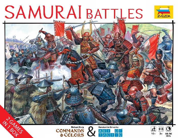 Image 0 of Zvezda Samurai Battles Warfare Board Game (2 in 1) Commands/Colors & Art of Tact