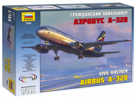 Image 0 of Zvezda 1/144 Airbus A320 Airliner