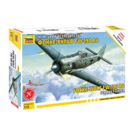 Image 0 of Zvezda 1/72 Fw190A4 German Fighter (Snap)