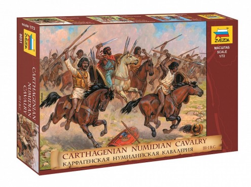 Image 0 of Zvezda 1/72 Carthaginian Numidian Cavalry (17 Mtd)