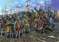Image 0 of Zvezda 1/72 English Knights 100 Year War (33 w/12 Horses)