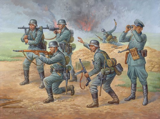 Image 0 of Zvezda 1/72 WWII German Infantry Platoon (35)
